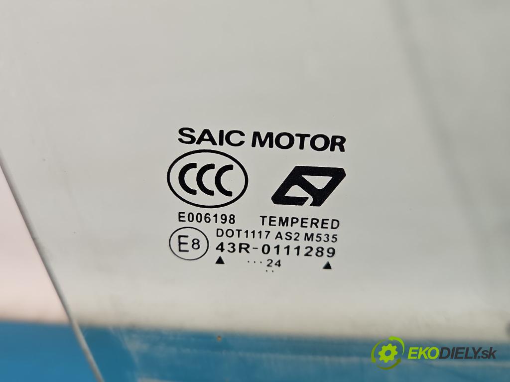 MG MG3  24- 1.5 16V 102 HP automatic 75 kW 1498 cm3 5- sklo dvere predné pravé