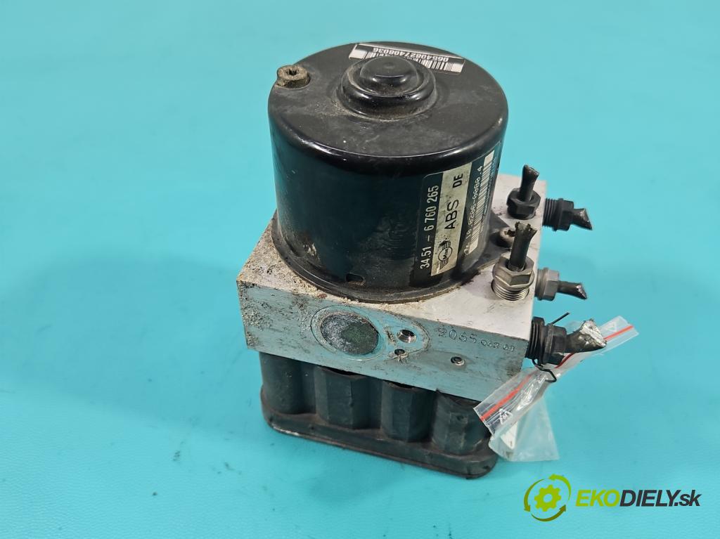 Mini One I 2000-2006 1.6 16V 90 HP manual 66 kW 1598 cm3 3- čerpadlo abs 6760266 (Pumpa ABS)