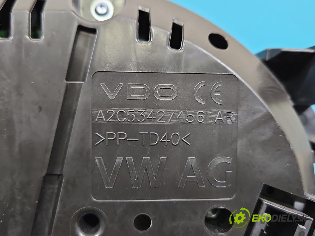 Vw Passat B8 2014 - 2.0 tdi 150 HP automatic 110 kW 1968 cm3 5- prístrojovka/ budíky 3G0920751A (Prístrojová doska)