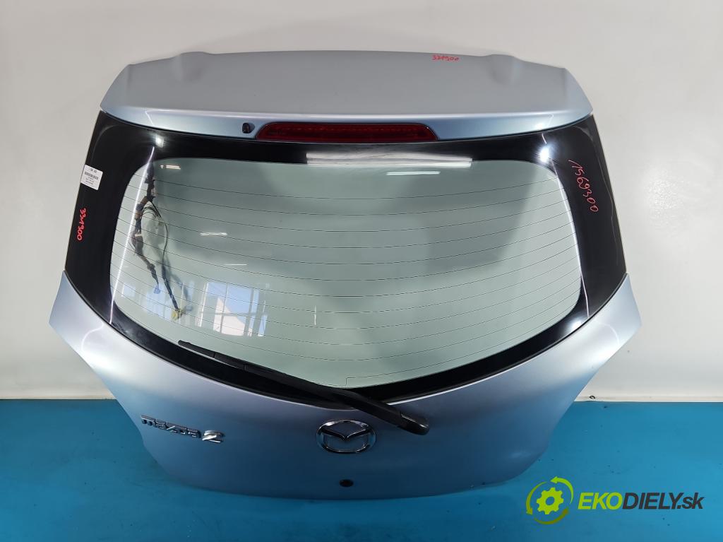 Mazda 2 II 2007-2014 1.3 16V 86 hp manual 63 kW 1349 cm3 3- zadní kufrové dveře  (Zadní kapota (kufr))