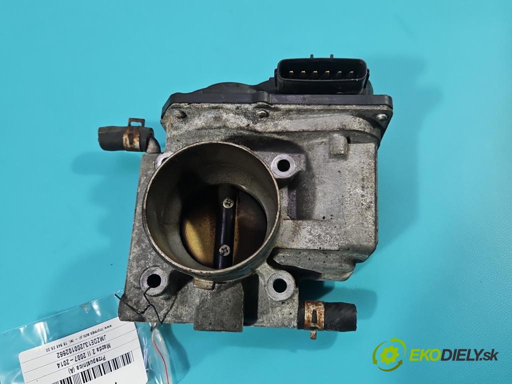 Mazda 2 II 2007-2014 1.3 16V 86 HP manual 63 kW 1349 cm3 3- klapka ZJ3813640 (Škrtiaca klapka)