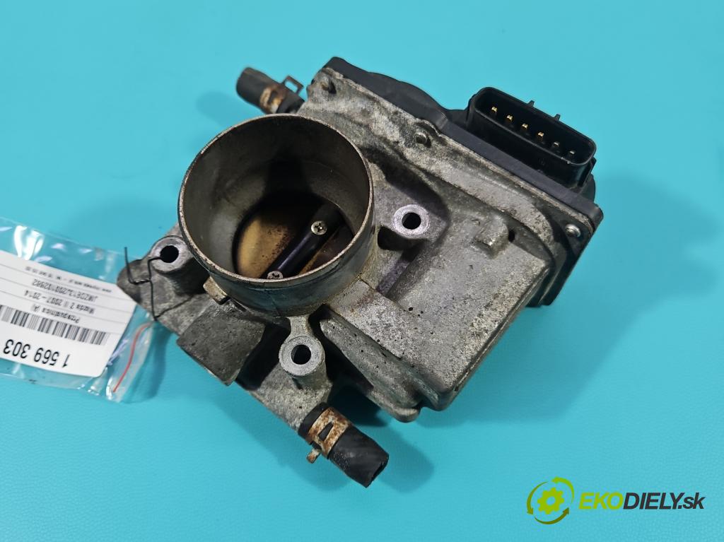 Mazda 2 II 2007-2014 1.3 16V 86 hp manual 63 kW 1349 cm3 3- škrticí klapka ZJ3813640 (Škrticí klapka)