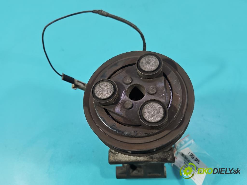 Mazda 2 II 2007-2014 1.3 16V 86 HP manual 63 kW 1349 cm3 3- Kompresor: klimatizácie V09A1AA4AK (Kompresor klimatizácie)