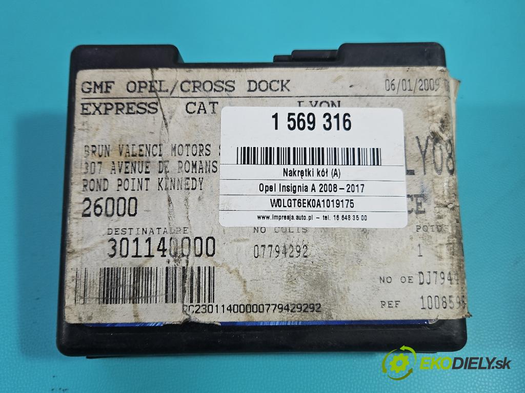 Opel Insignia A 2008-2017 2.0 cdti 131 HP manual 96 kW 1956 cm3 5- sruby pneumatík 301140000