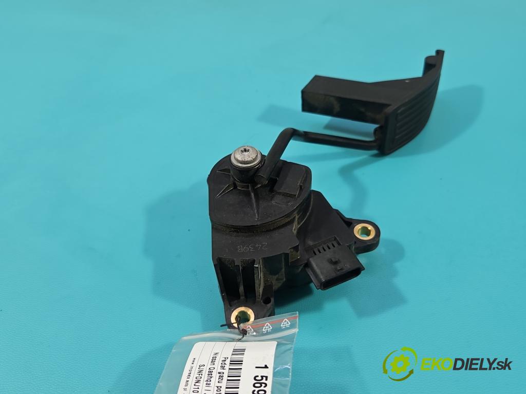 Nissan Qashqai I J10 2006-2013 2.0 dci 150 hp manual 110 kW 1995 cm3 5- pedal plyn: potenciometr:
