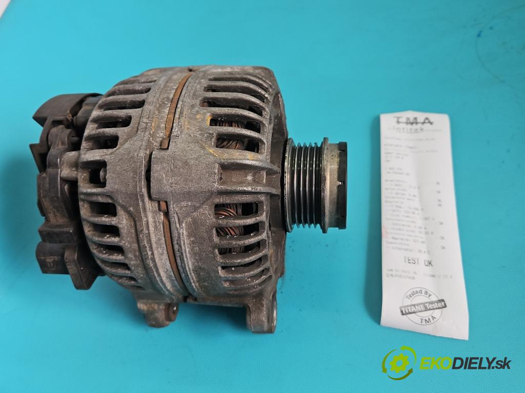 Vw Passat B5 1995-2005 1.9 tdi 131 HP manual 96 kW 1896 cm3 4- Alternator 028903031 (Alternátor)