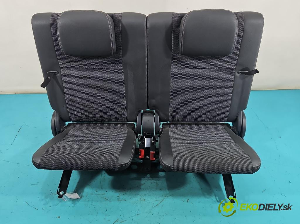 Toyota Verso 2009-2018 1.8 16V 147 HP manual 108 kW 1798 cm3 5- Sedačka zadné ľavý III 