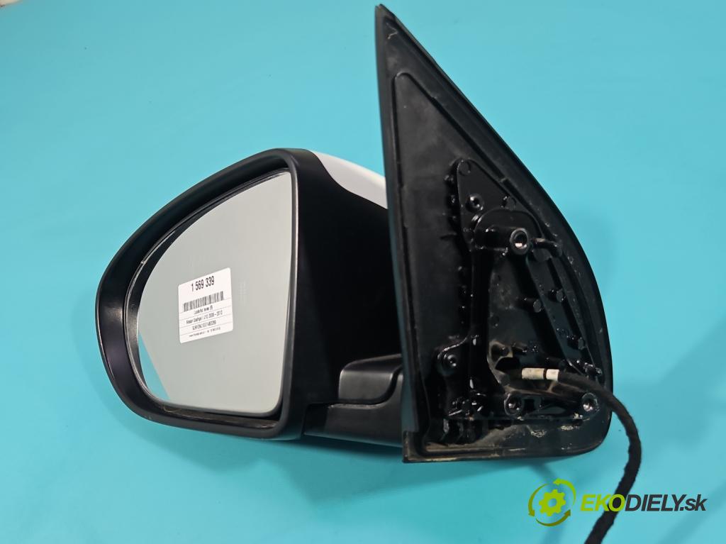 Nissan Qashqai I J10 2006-2013 2.0 dci 150 HP manual 110 kW 1995 cm3 5- zrkadlo ľavé  (Kľučka dverí ostatné)