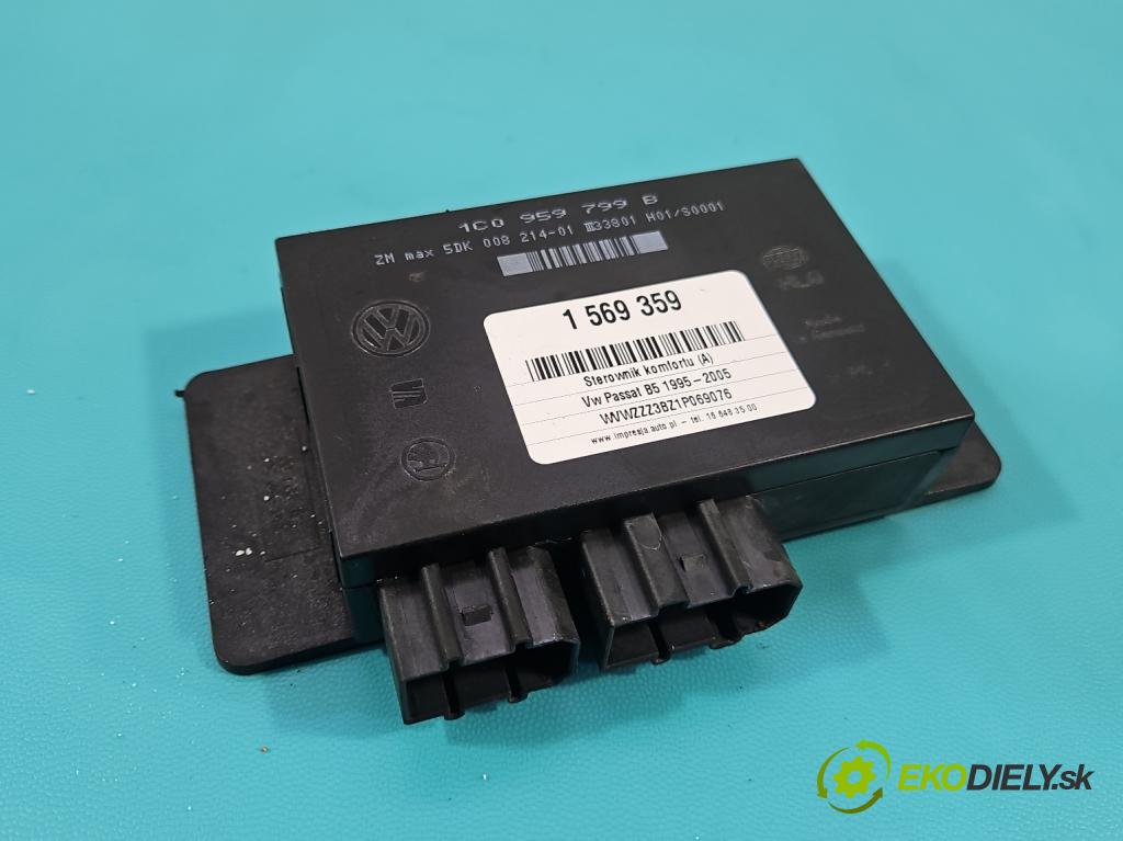 Vw Passat B5 1995-2005 1.9 tdi 131 HP manual 96 kW 1896 cm3 4- riadiaca jednotka komfortu 1C0959799B