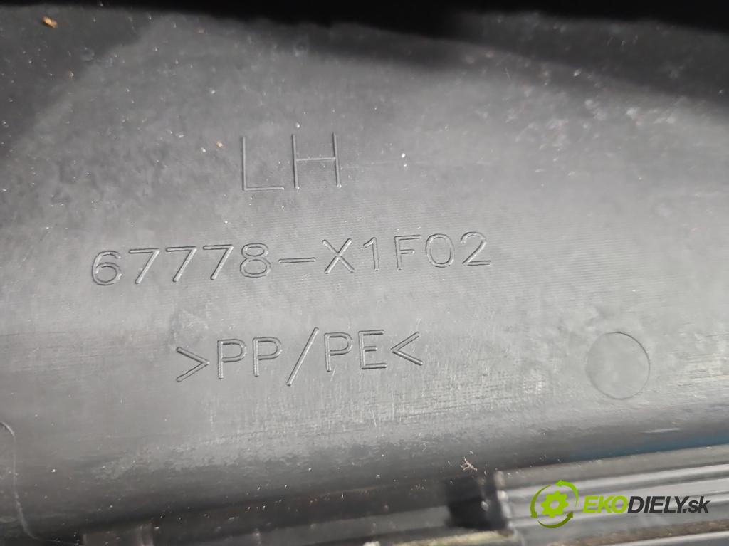 Toyota Verso 2009-2018 1.8 16V 147 HP manual 108 kW 1798 cm3 5- Čalounictví: dvere predné ľavé 67778-X1F02