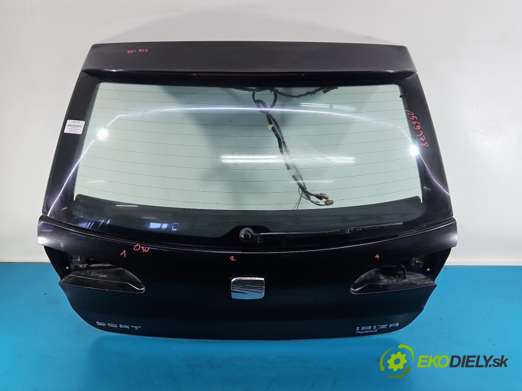 Seat Ibiza III 6L 2002-2008 1.4 16V 75 HP manual 55 kW 1390 cm3 3- zadna kufor  (Kapota zadná (kufor))
