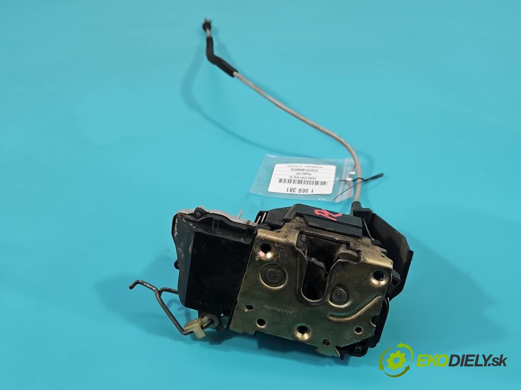 Peugeot 307 1.6 16V 109 hp manual 80 kW 1587 cm3 5- zámek přední levý 9645686680