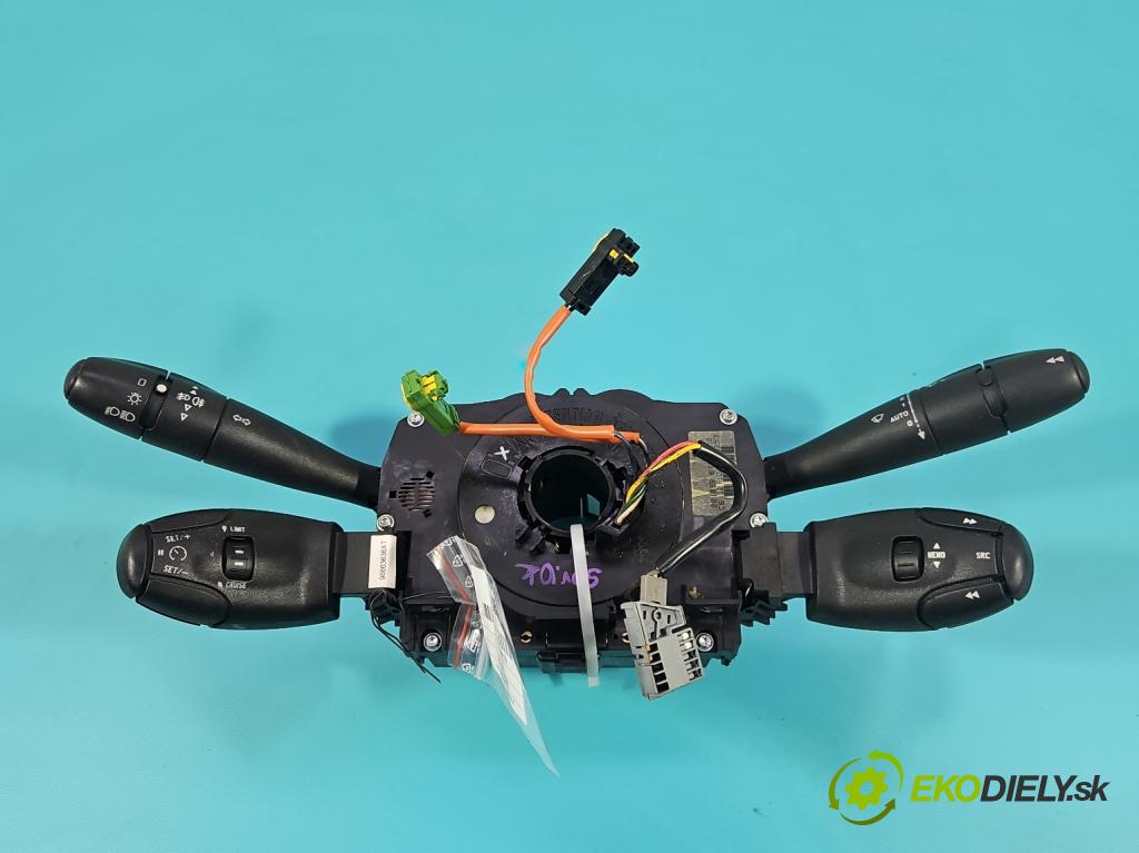 Peugeot 407 2.0 16V 136hp manual 100 kW 1997 cm3 4- Přepínač sdružený 96473051XT (Páčky pod volantem)