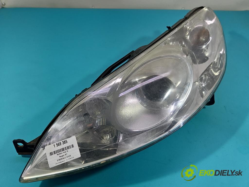 Peugeot 407 2.0 16V 136hp manual 100 kW 1997 cm3 4- světlo levý 9641944280 (Klika dveří ostatní)