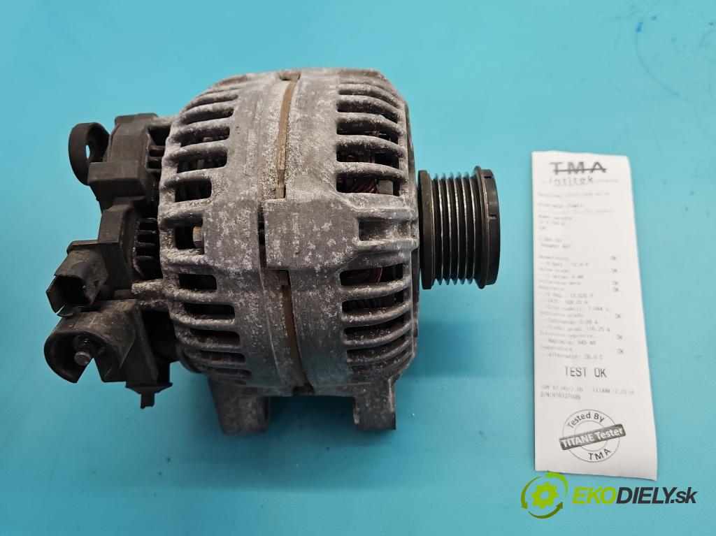 Peugeot 407 2.0 16V 136 HP manual 100 kW 1997 cm3 4- Alternator 9646477580 (Alternátor)