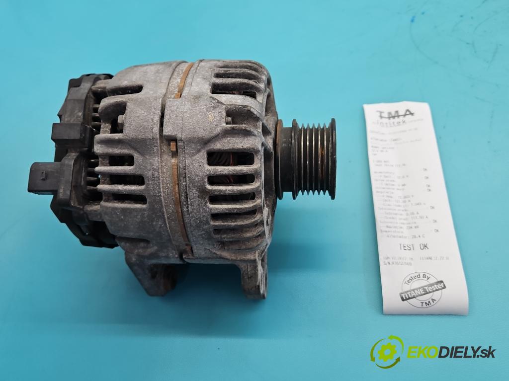 Seat Ibiza III 6L 2002-2008 1.4 16V 75 HP manual 55 kW 1390 cm3 3- Alternator 0124325013 (Alternátor)