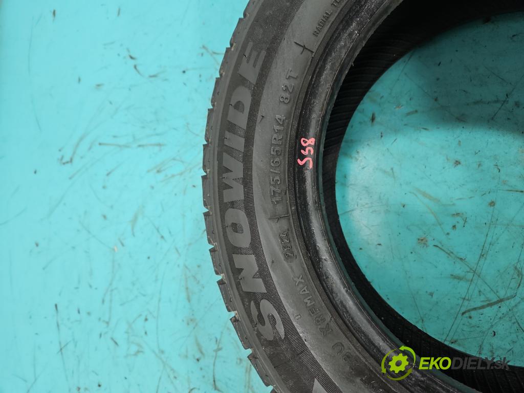 Seat Ibiza III 6L 2002-2008 1.4 16V 75 HP manual 55 kW 1390 cm3 3- pneumatika zimné 4ks komplet