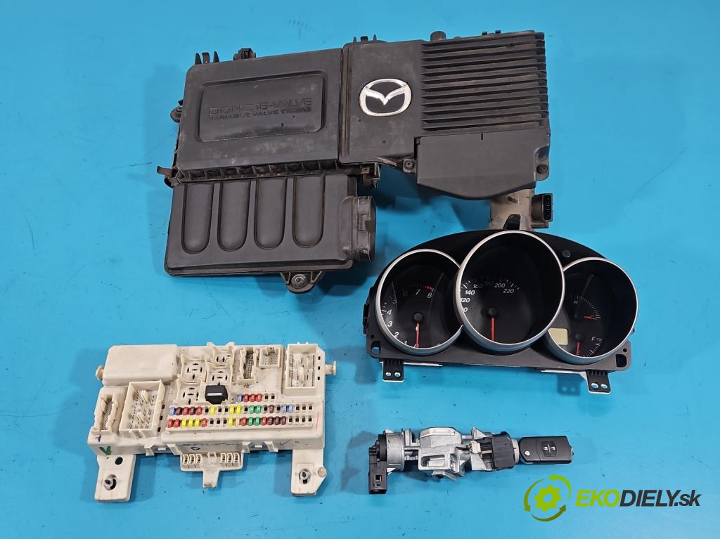 Mazda 3 I BK 2003-2009 1.6 16V 105 HP manual 77 kW 1598 cm3 4- riadiaca jednotka motora 279721-3990
