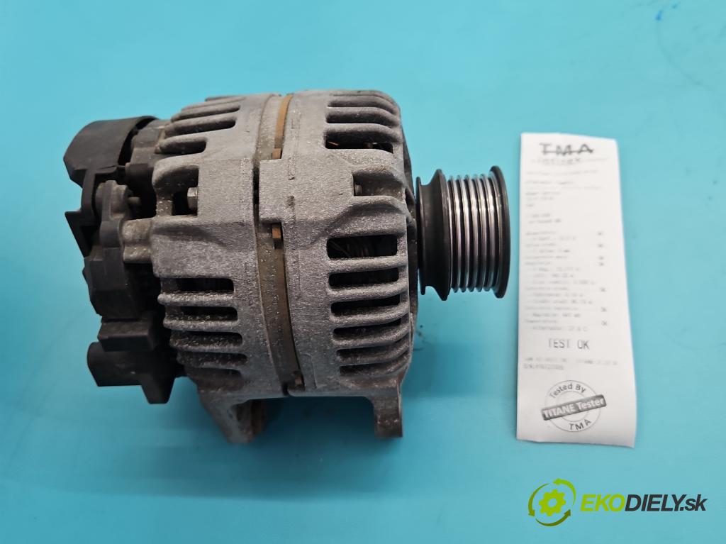 Vw Passat B6 2005-2010 1.6 8V 102 HP manual 75 kW 1595 cm3 5- Alternator 06F903023G (Alternátor)