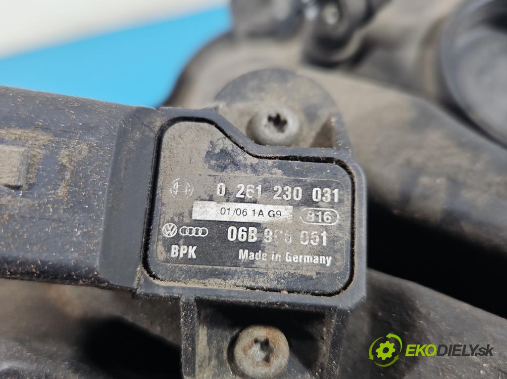 Vw Passat B6 2005-2010 1.6 8V 102 hp manual 75 kW 1595 cm3 5- potrubí sací 06A133203DL (Sací potrubí)