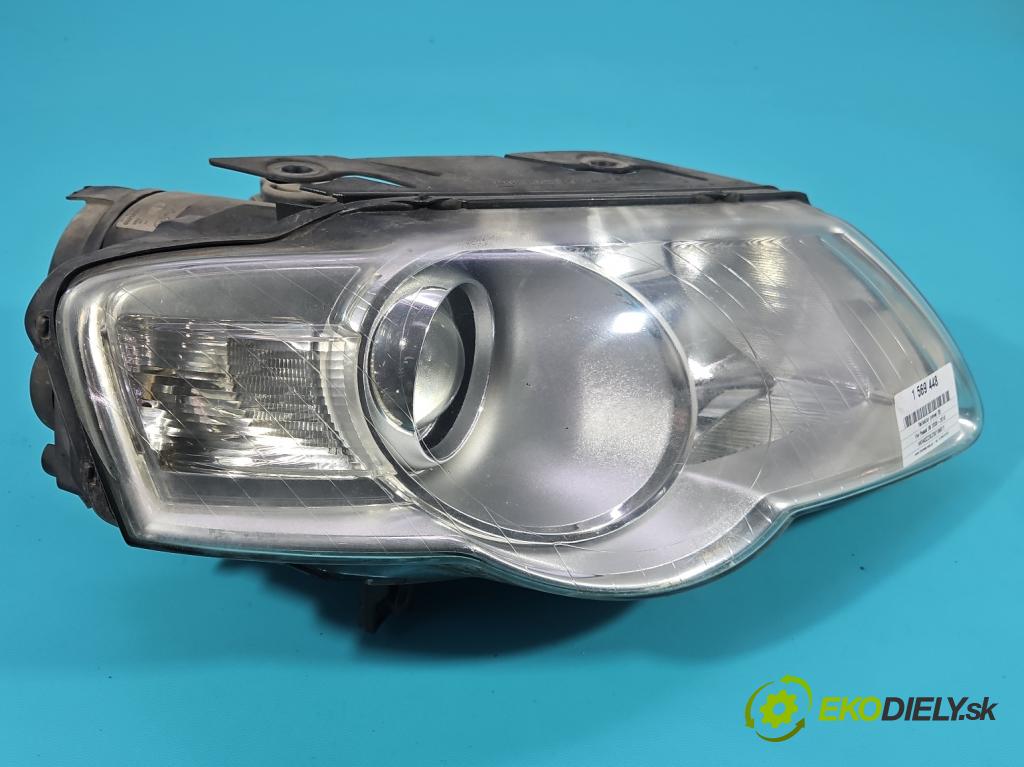 Vw Passat B6 2005-2010 1.6 8V 102 HP manual 75 kW 1595 cm3 5- Reflektor: pravý 3C0941006M (Svetlo predné pravé)