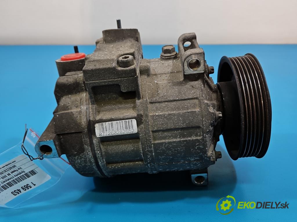 Vw Passat B6 2005-2010 1.6 8V 102 hp manual 75 kW 1595 cm3 5- Kompresor: klíma 1K0820803N (Kompresor klimatizace)