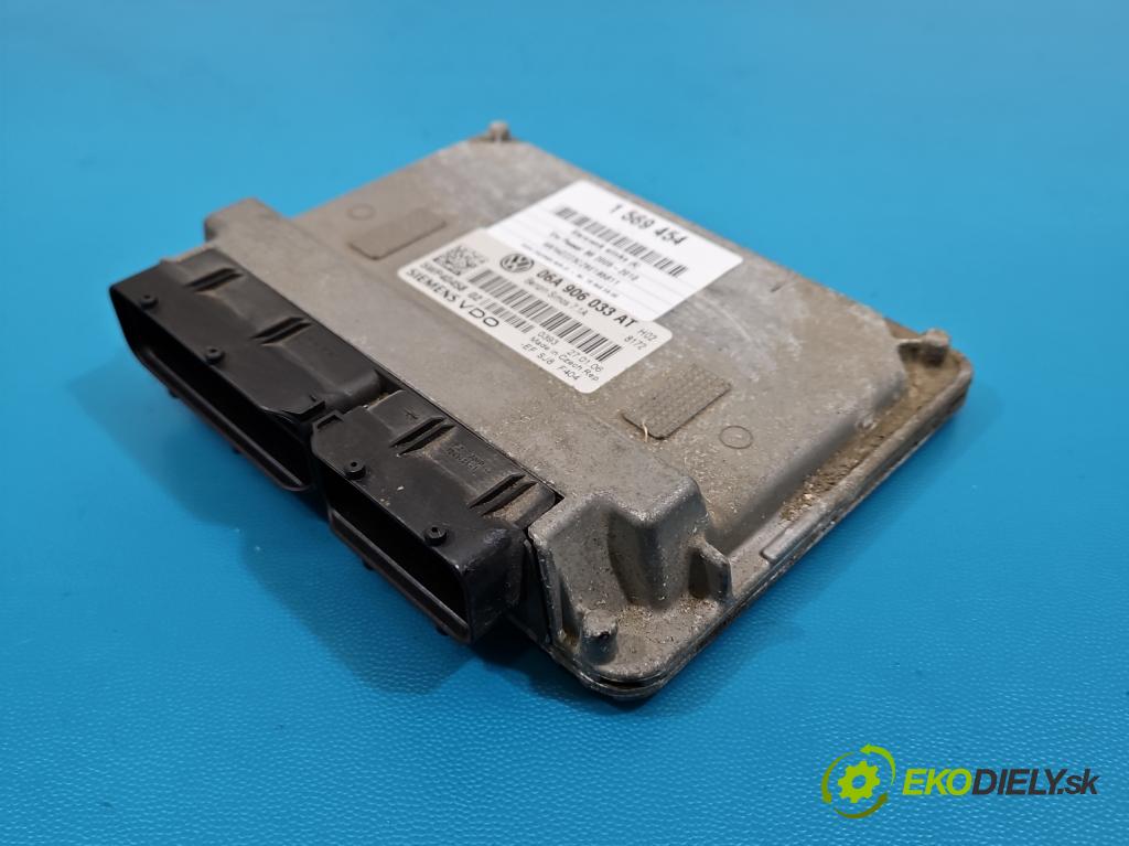 Vw Passat B6 2005-2010 1.6 8V 102 hp manual 75 kW 1595 cm3 5- řídící jednotka motoru 06A906033AT