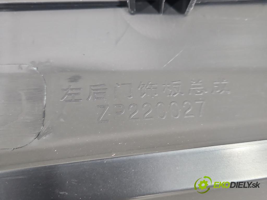 MG MG3 24- 1.5 16V 102 HP automatic 75 kW 1498 cm3 5- Čalounictví: dvere zadné ľavé P11556696-1