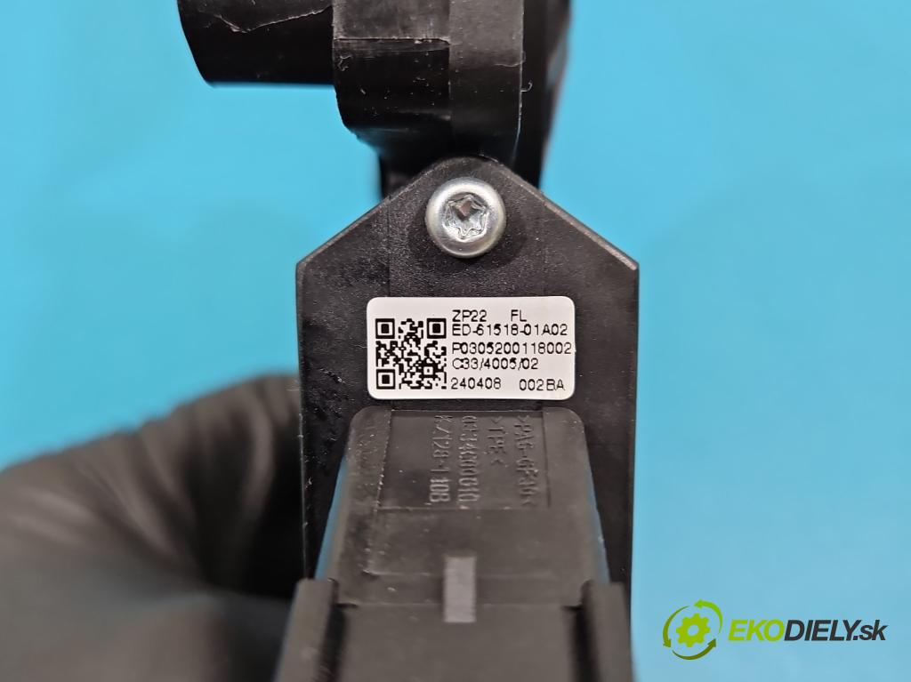 MG MG3  24- 1.5 16V 102 HP automatic 75 kW 1498 cm3 5- mechanizmus okna predné ľavý ED-72072-01