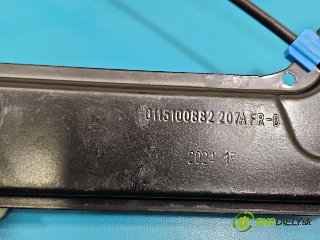 MG MG3  24- 1.5 16V 102 HP automatic 75 kW 1498 cm3 5- mechanizmus okna predné pravý 11318543