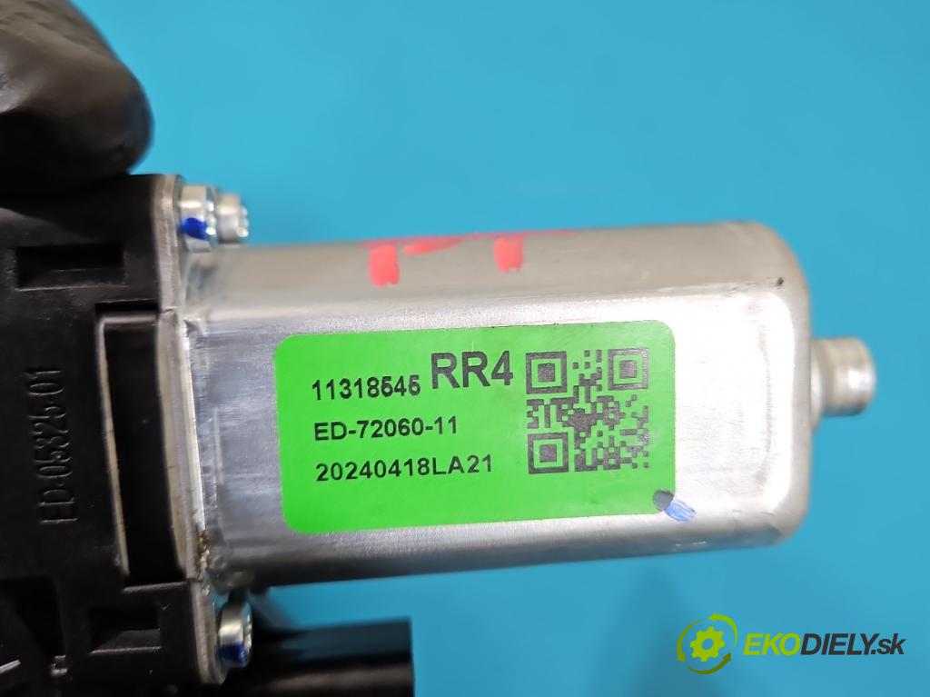 MG MG3  24- 1.5 16V 102 HP automatic 75 kW 1498 cm3 5- mechanizmus okna zadné pravý 11318545