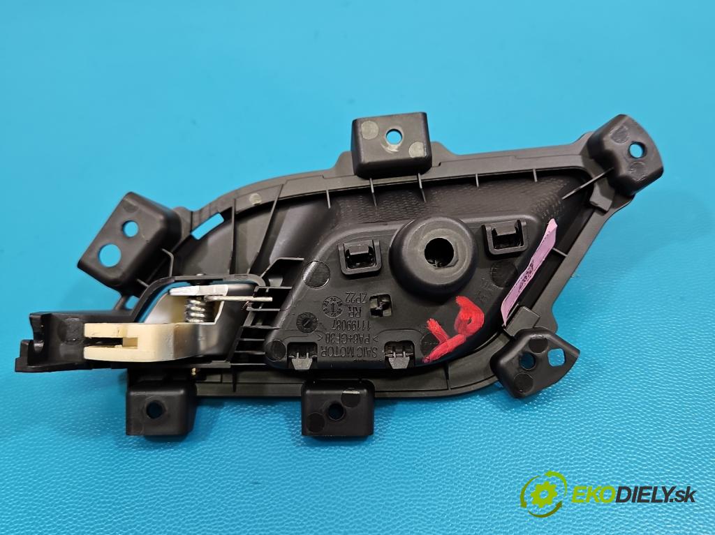 MG MG3  24- 1.5 16V 102 HP automatic 75 kW 1498 cm3 5- rukoväť uvnitř: zadné pravé 11199087 (Kľučka dverí ostatné)