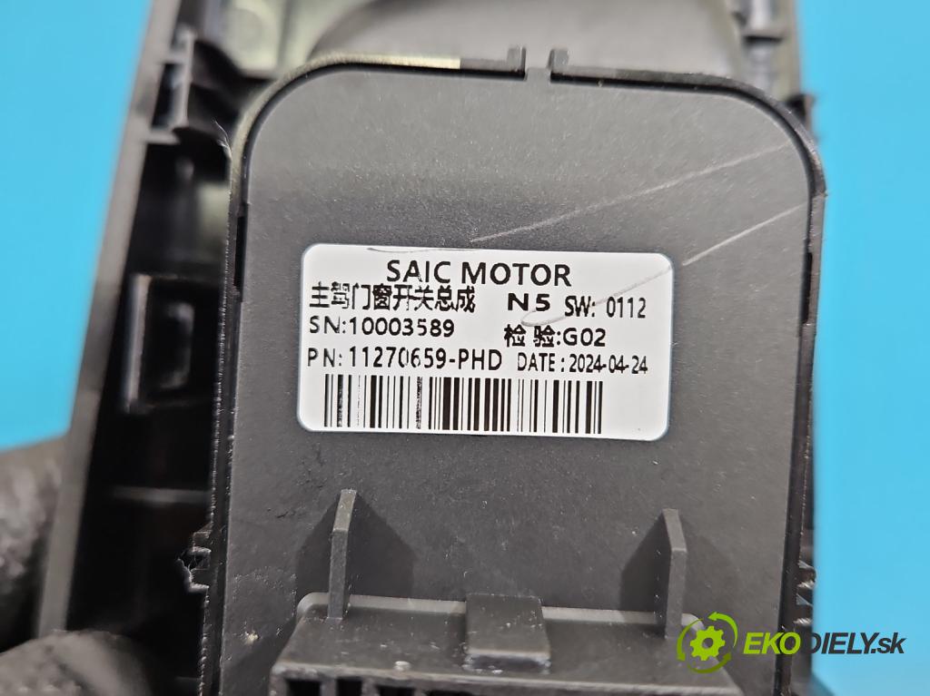 MG MG3  24- 1.5 16V 102 HP automatic 75 kW 1498 cm3 5- prepínač okien spätných zrkadiel 11270659