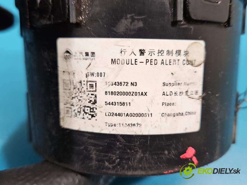 MG MG3  24- 1.5 16V 102 hp automatic 75 kW 1498 cm3 5- Alarm 11343672