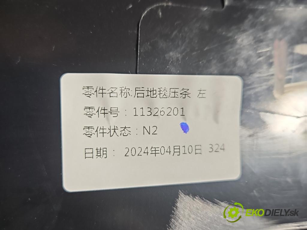 MG MG3  24- 1.5 16V 102 HP automatic 75 kW 1498 cm3 5- kryt plast 11326201