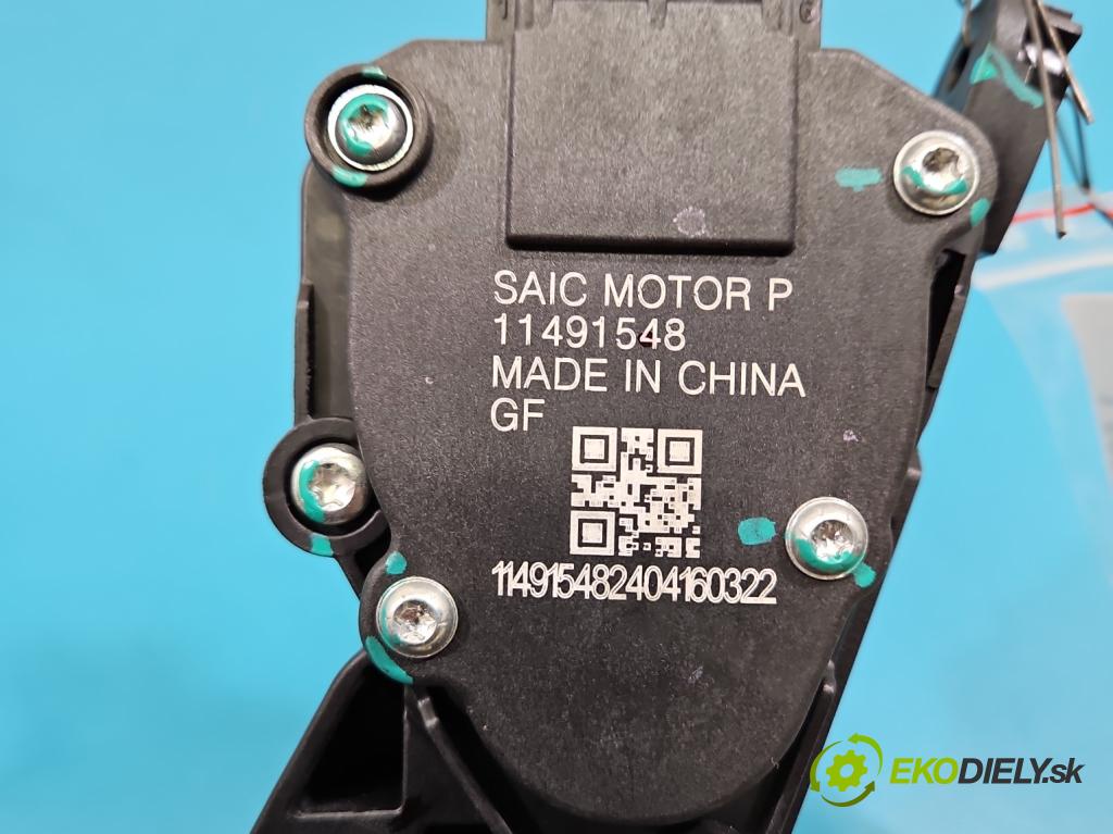 MG MG3  24- 1.5 16V 102 HP automatic 75 kW 1498 cm3 5- pedal plyn potenciometr: 11491548