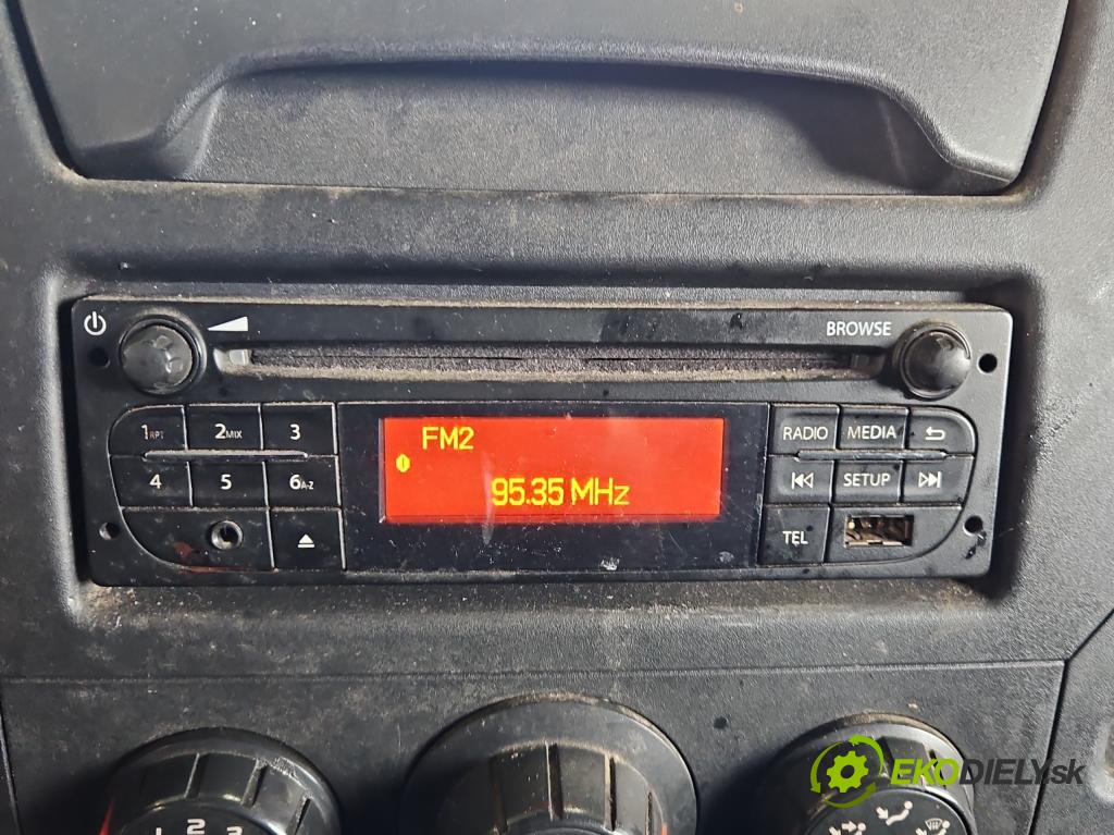 Renault Master III 2010-2024 2.3 dci 131 hp manual 96 kW 2299 cm3 5- Radio továrna: 281152296R