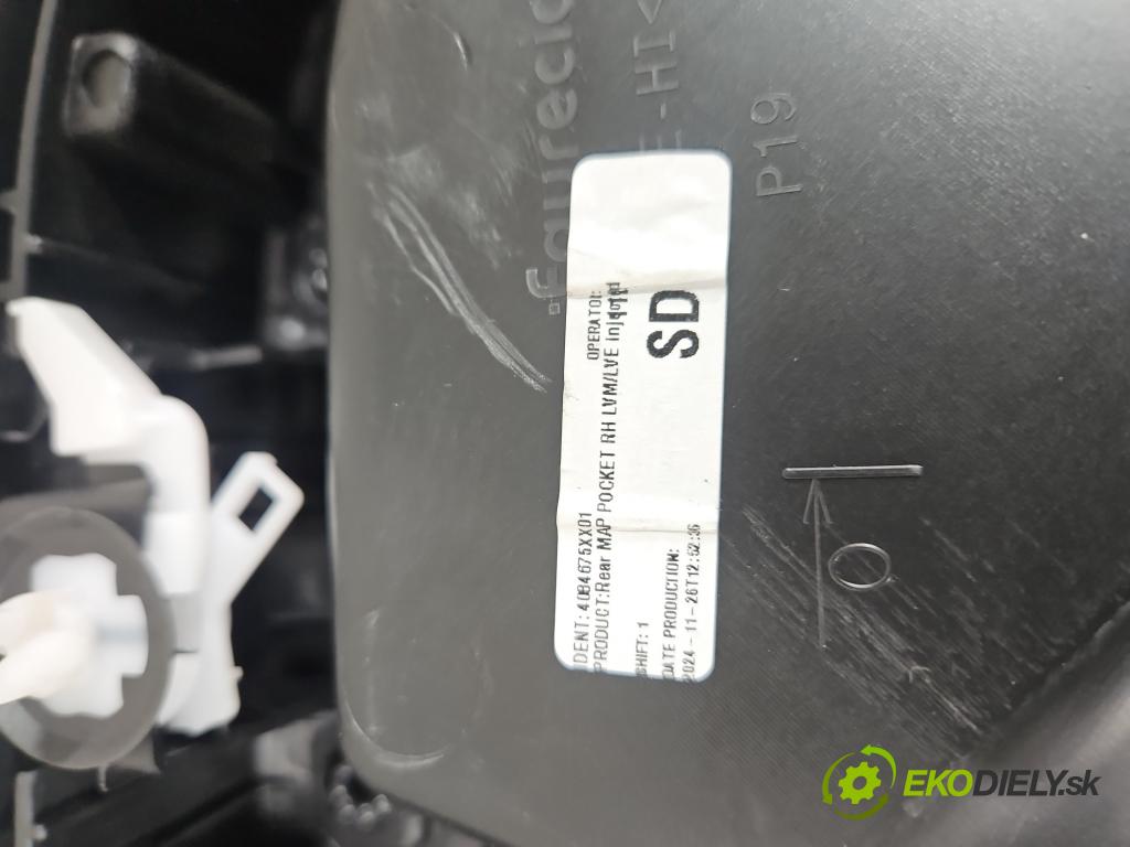 Dacia Duster III 24- 1.2 131 HP manual 96 kW 1199 cm3 5- Čalounictví: dvere zadné pravé 829009784R