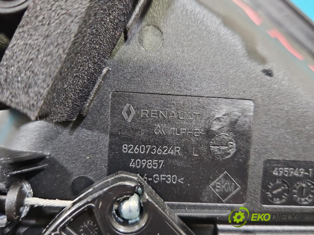Dacia Duster III 24- 1.2 131 HP manual 96 kW 1199 cm3 5- rukoväť zadné ľavé mimo: 826073624R (Kľučka dverí ostatné)