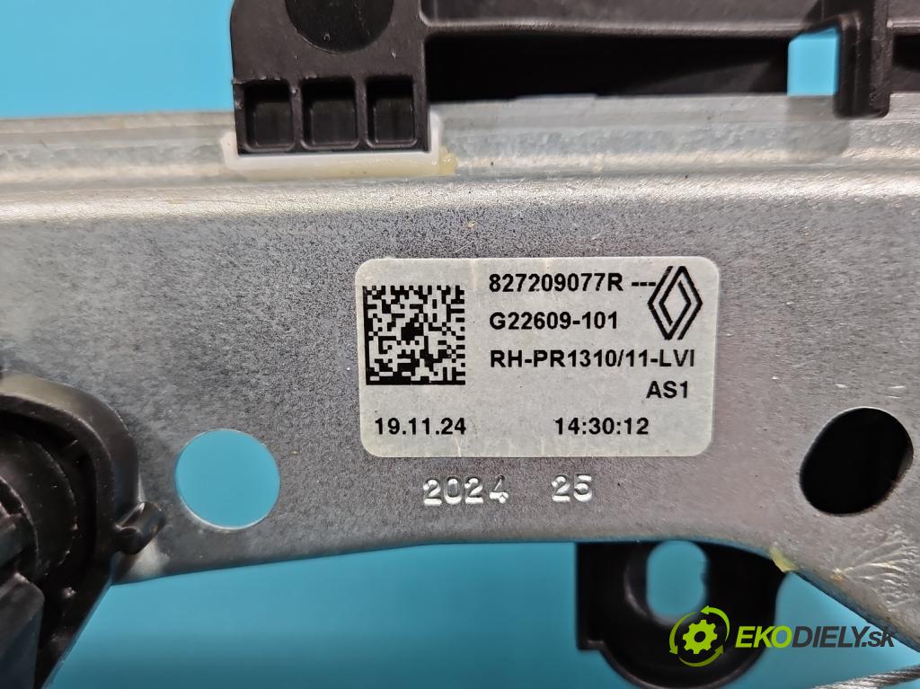 Dacia Duster III 24- 1.2 131 HP manual 96 kW 1199 cm3 5- mechanizmus okna zadné pravý 827209077R