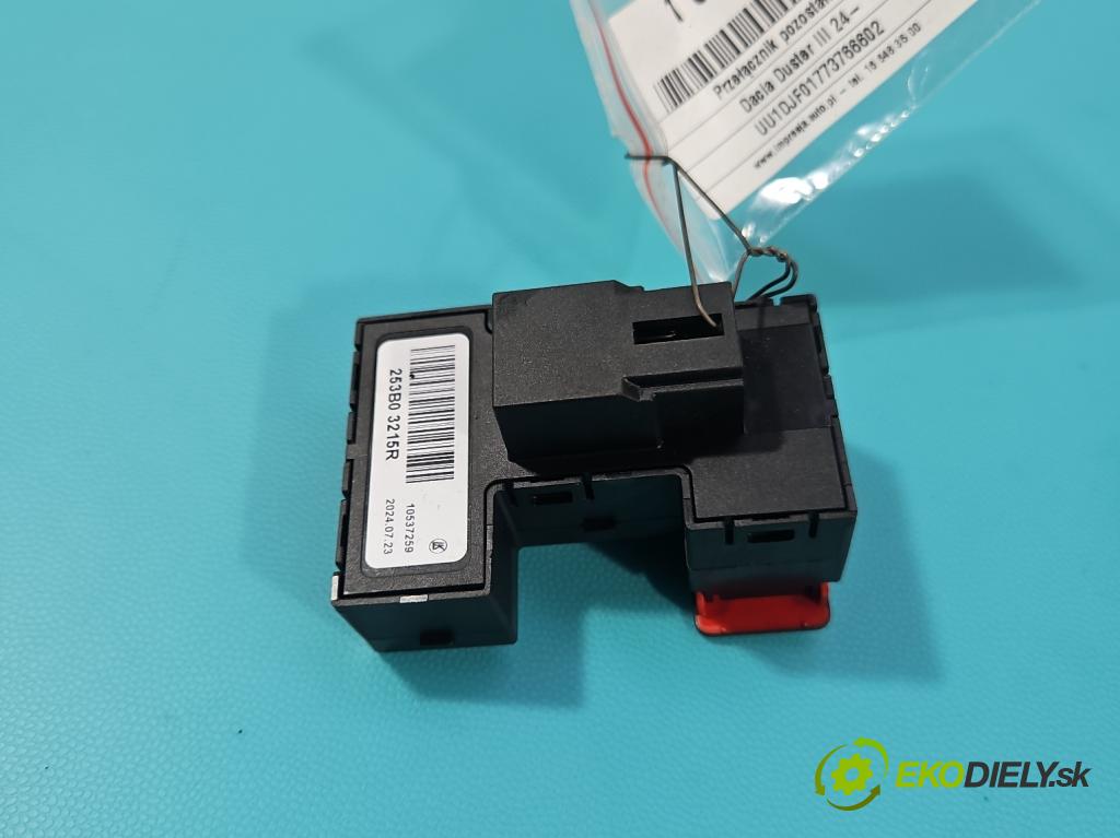 Dacia Duster III 24- 1.2 131 HP manual 96 kW 1199 cm3 5- prepínač ostatné 253B03215R