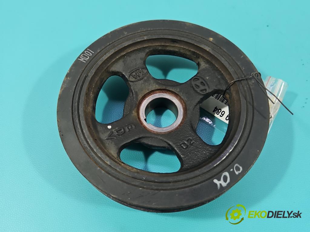 Hyundai i20 II 2014 -2020 1.2 16V 84KM manual 62 kW 1248 cm3 5- koleso pás: hriadele kľukovej