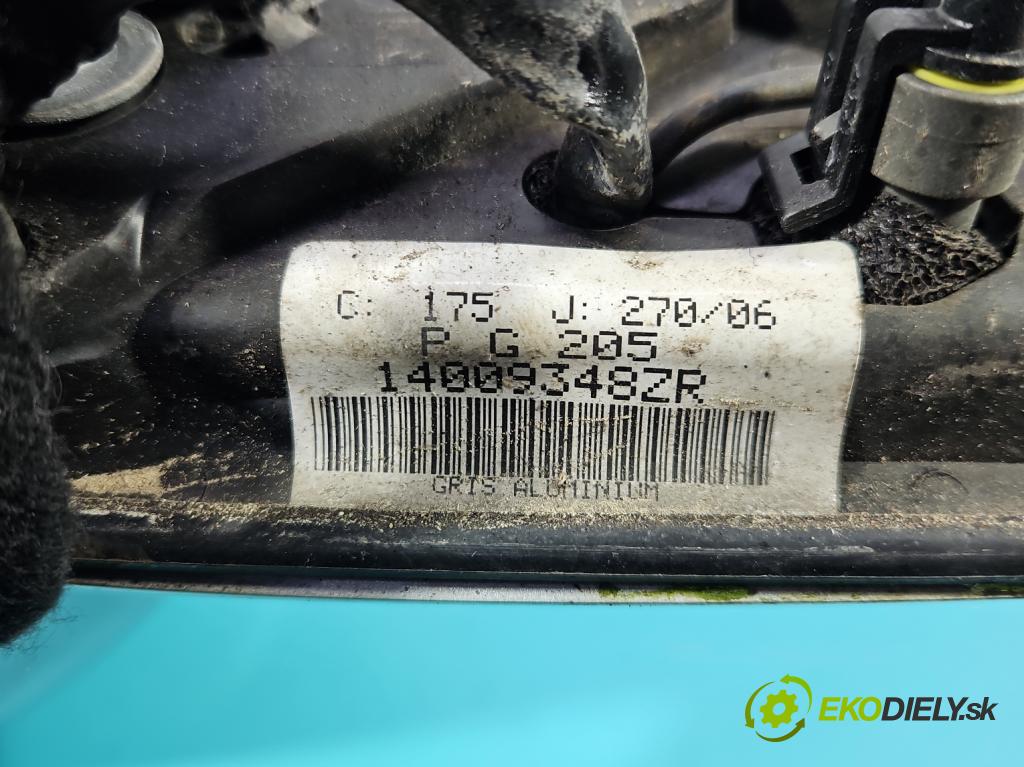 Peugeot 807 2002-2014 2.0 hdi 107 HP automatic 79 kW 1997 cm3 5- zrkadlo ľavé 14009348ZR (Kľučka dverí ostatné)