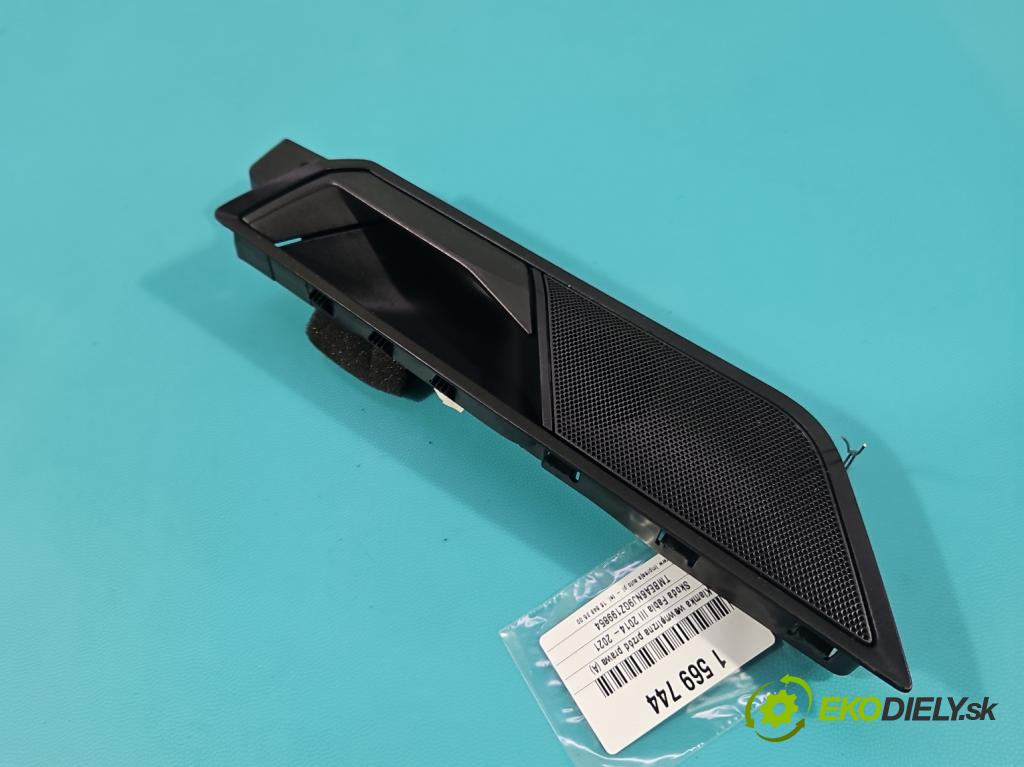 Skoda Fabia III 2014- 2021 1.0 MPI 60 HP manual 44 kW 999 cm3 5- rukoväť uvnitř: predné pravé 6V0867436