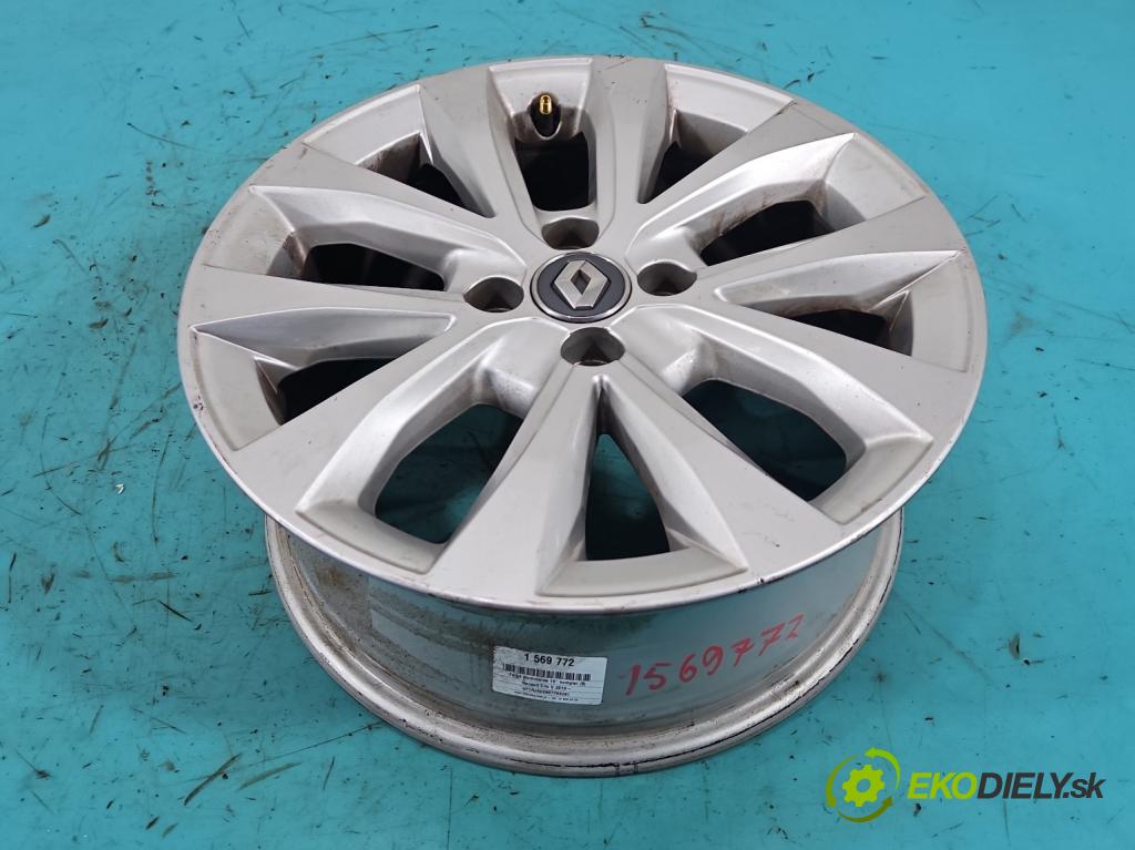 Renault Clio V 2019- 1.0 91KM automatic 67 kW 999 cm3 5- Felga hliník 16" komplet 403008062R