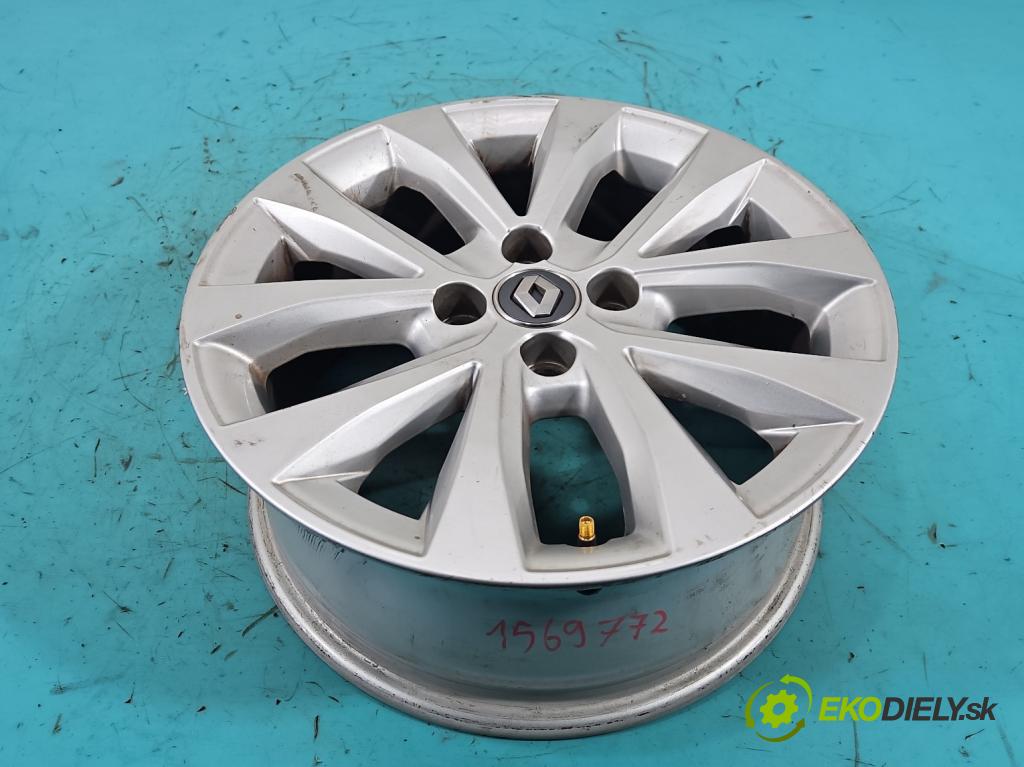 Renault Clio V 2019- 1.0 91KM automatic 67 kW 999 cm3 5- Felga hliník 16" komplet 403008062R