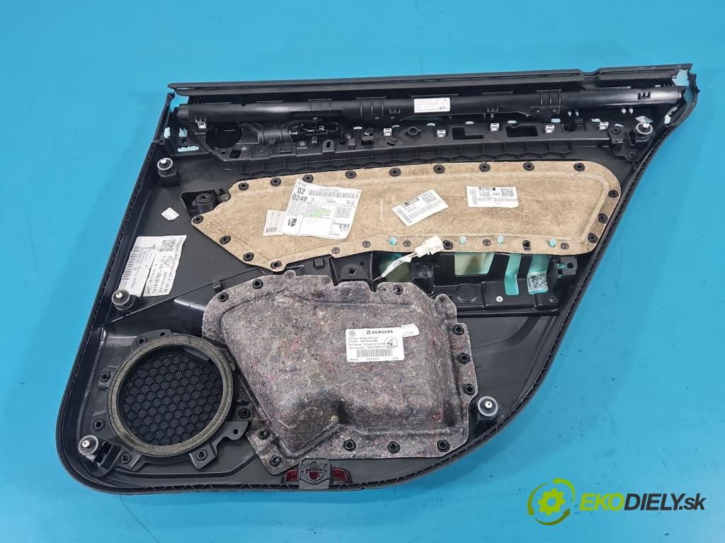 Vw Passat B8 2014 - 2.0 tdi 150 HP automatic 110 kW 1968 cm3 5- Čalounictví: dvere zadné ľavé 3G0867179B