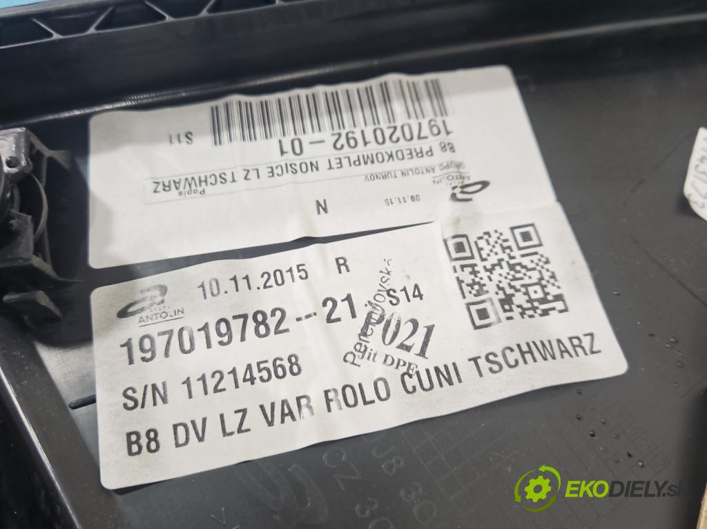 Vw Passat B8 2014 - 2.0 tdi 150 HP automatic 110 kW 1968 cm3 5- Čalounictví: dvere zadné ľavé 3G0867179B