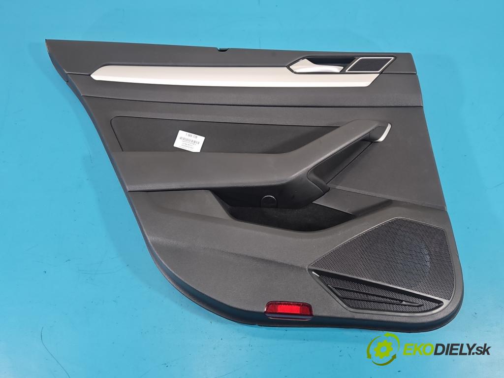 Vw Passat B8 2014 - 2.0 tdi 150 HP automatic 110 kW 1968 cm3 5- Čalounictví: dvere zadné ľavé 3G0867179B