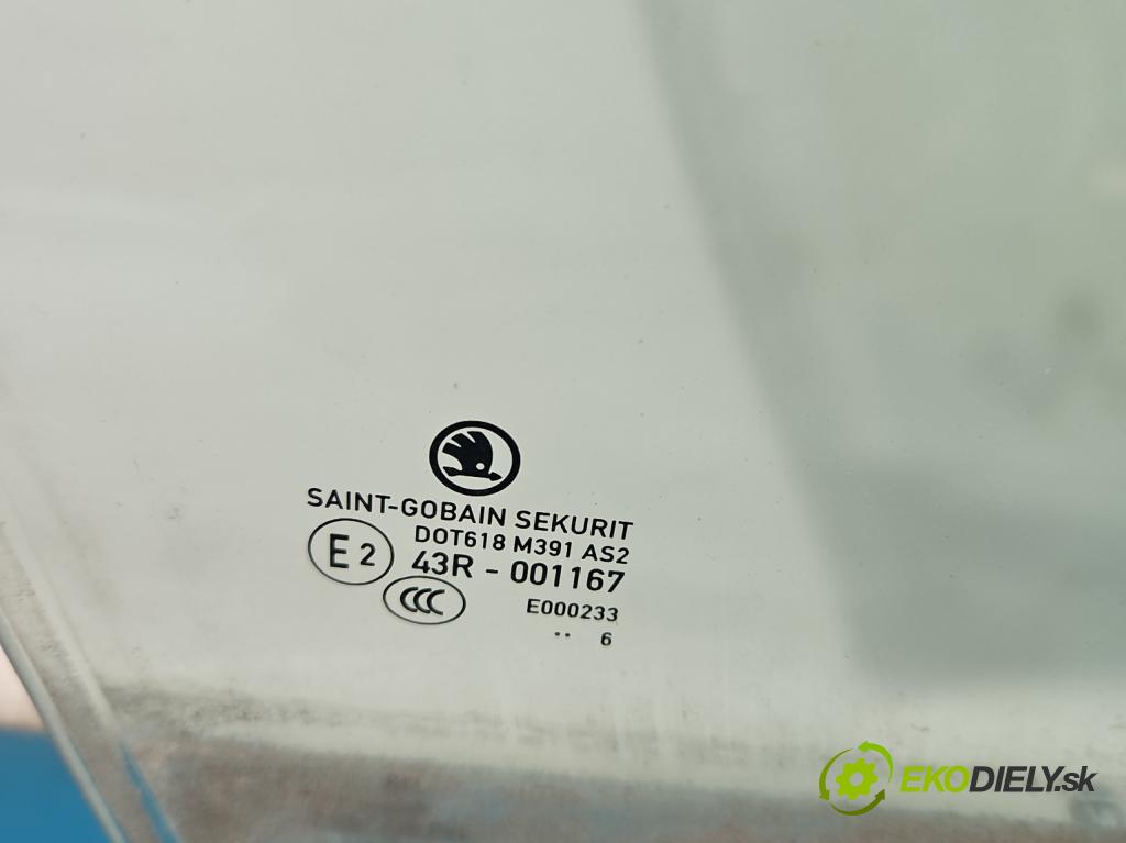 Skoda Fabia III 2014- 2021 1.0 MPI 60 HP manual 44 kW 999 cm3 5- sklo dvere predné pravé